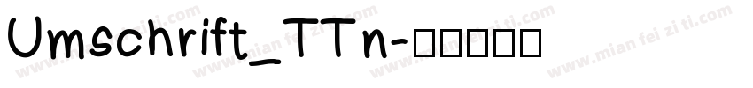 Umschrift_TTn字体转换
