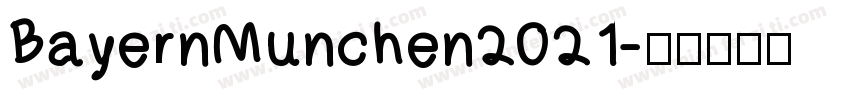 BayernMunchen2021字体转换