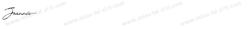 Jeannie字体转换