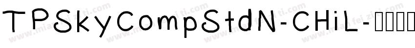 TPSkyCompStdN-CHiL字体转换