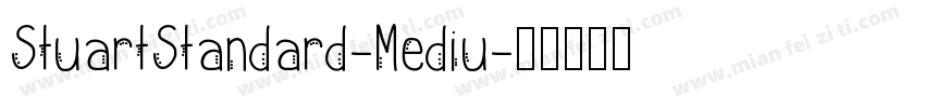 StuartStandard-Mediu字体转换