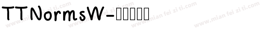 TTNormsW字体转换