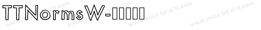 TTNormsW字体转换