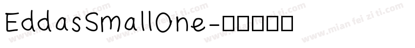 EddasSmallOne字体转换