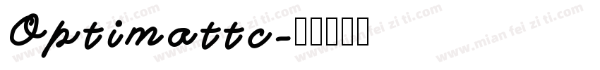 Optimattc字体转换