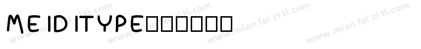 MEIDITYPE字体转换