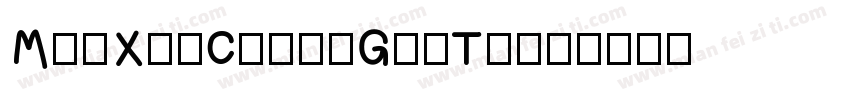 MeiXinChangGuiTi字体转换