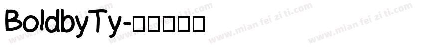 BoldbyTy字体转换