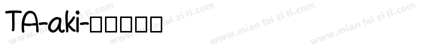 TA-aki字体转换