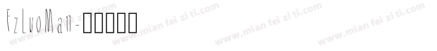 FzLuoMan字体转换