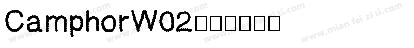 CamphorW02字体转换