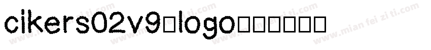 cikers02v9-logo字体转换