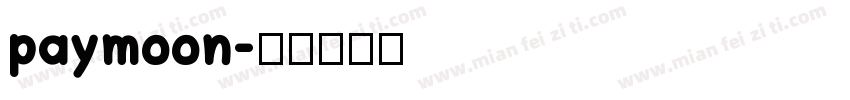 paymoon字体转换