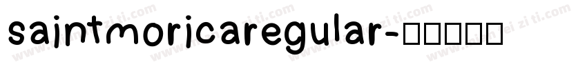 saintmoricaregular字体转换