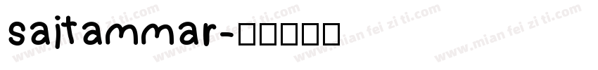 saitammar字体转换