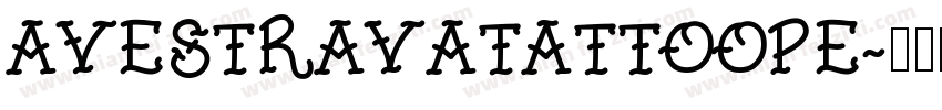 AvestravaTattooPe字体转换