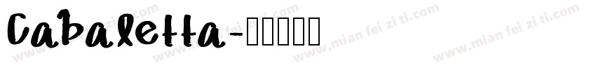 Cabaletta字体转换