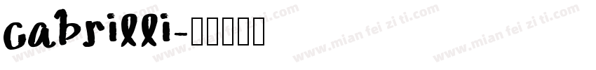 cabrilli字体转换
