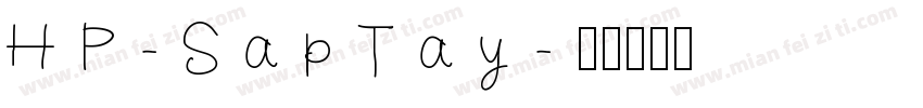 HP-SapTay字体转换