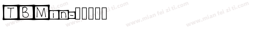 TBMin字体转换