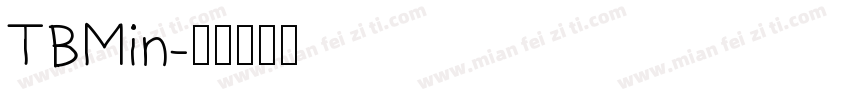 TBMin字体转换