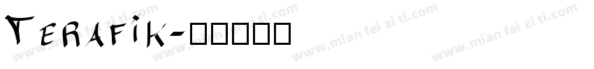 Terafik字体转换