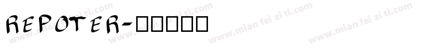 repoter字体转换