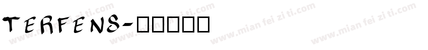 terfens字体转换