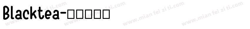 Blacktea字体转换