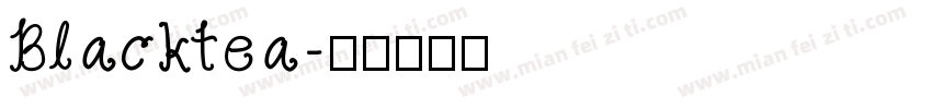 Blacktea字体转换