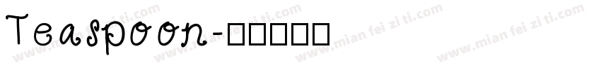 Teaspoon字体转换