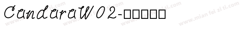 CandaraW02字体转换