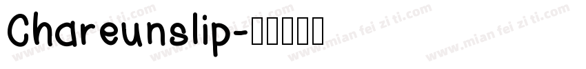 Chareunslip字体转换
