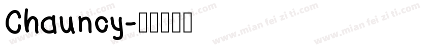 Chauncy字体转换