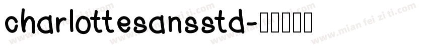 charlottesansstd字体转换