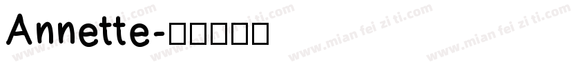 Annette字体转换