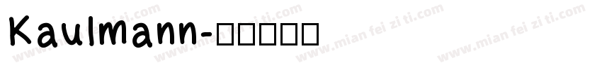 Kaulmann字体转换