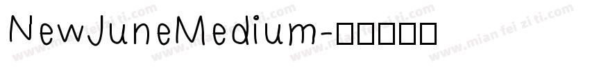 NewJuneMedium字体转换