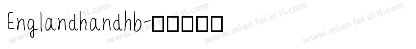 Englandhandhb字体转换