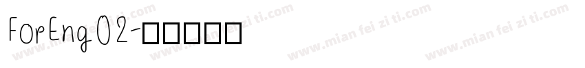 ForEng02字体转换