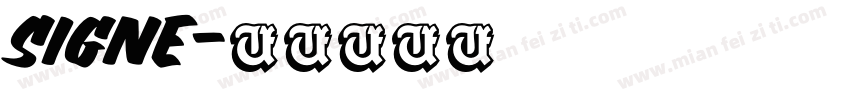 signe字体转换