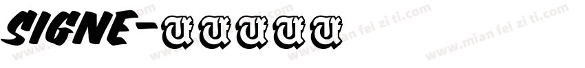 signe字体转换