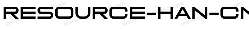 Resource-han-cn字体转换