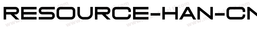 Resource-han-cn字体转换