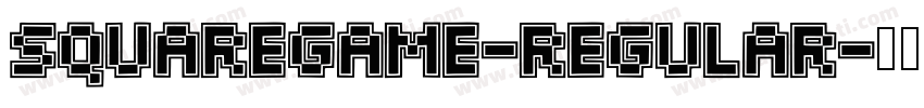 SquareGame-Regular字体转换