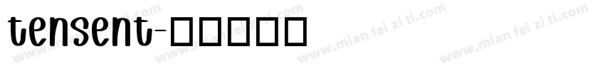 tensent字体转换