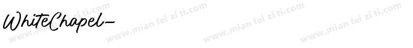 WhiteChapel字体转换