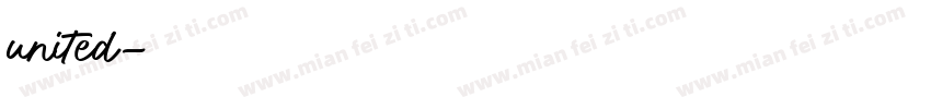united字体转换