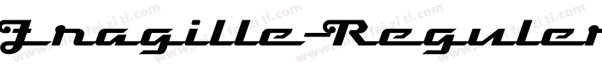 Fragille-Reguler字体转换