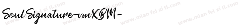 SoulSignature-vmXBM字体转换